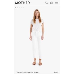 Mother Jeans The Mid Rise Dazzler Ankle